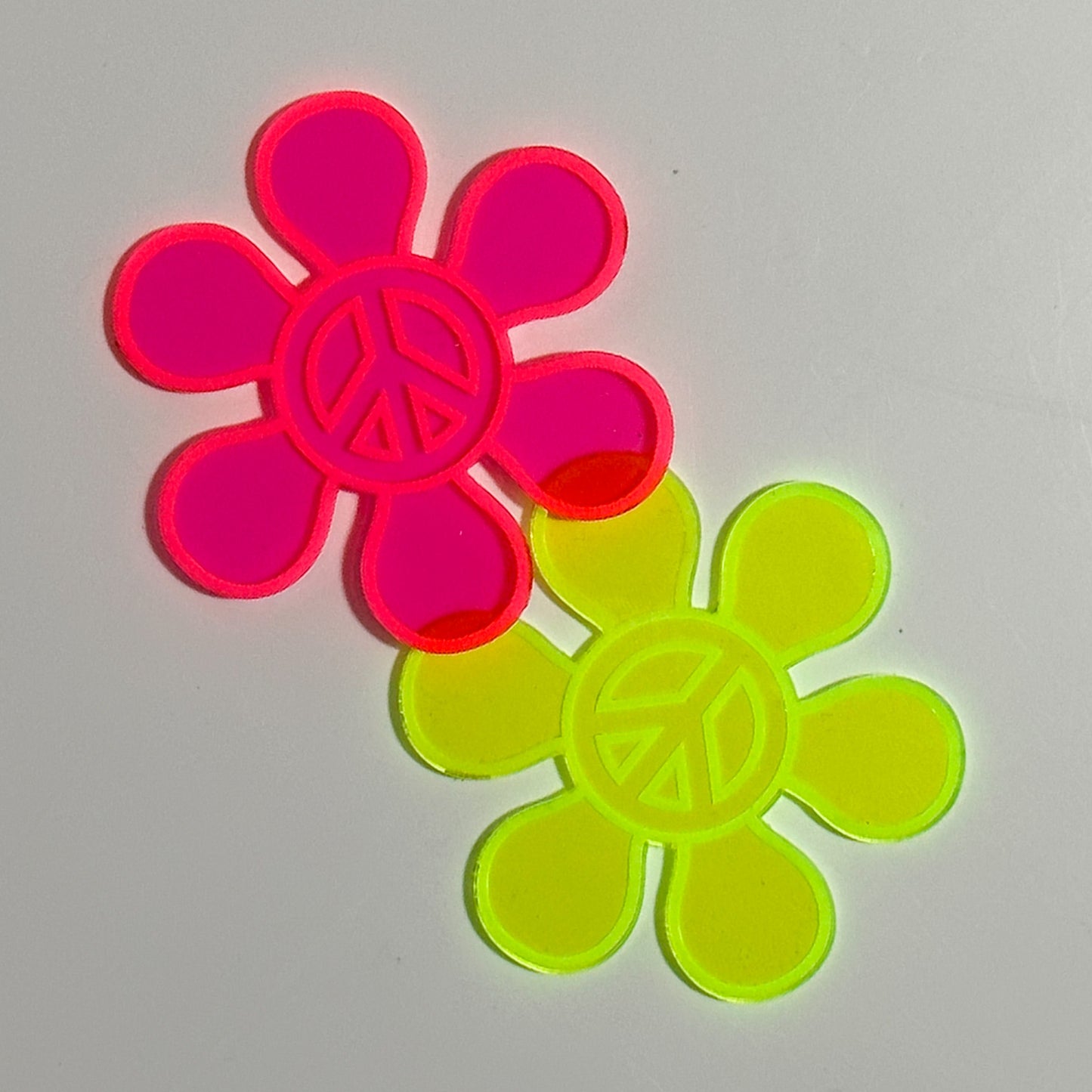 Flower Power Car Coasters